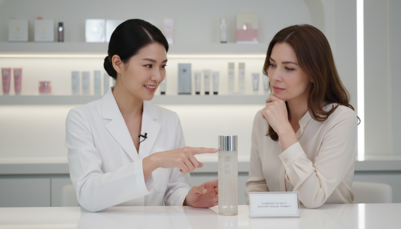 Tinh chất dưỡng trắng sáng da Swissline Cell Shock Brightening Diamond Essence